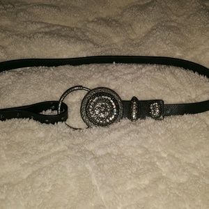 Beautiful Leather Bling Belt